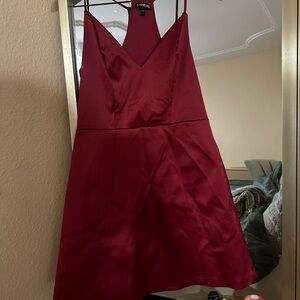 Super cute red babydoll express holiday dress size 4